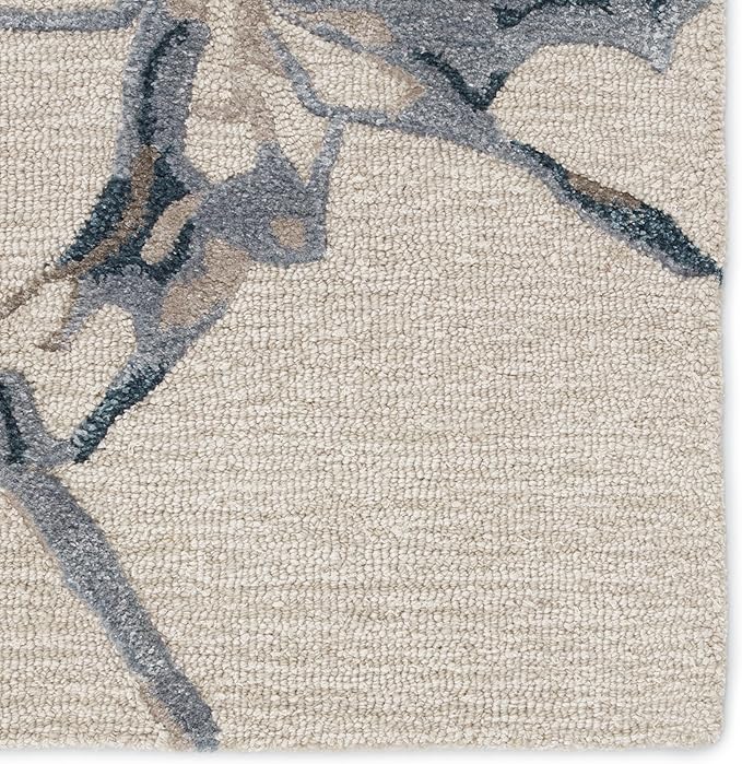 Jaipur Living Shattered Handmade Abstract Light Gray/Blue Area Rug (8'X10')