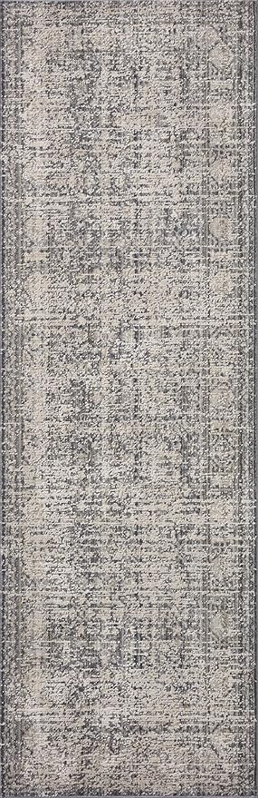Loloi Amber Lewis Alie Collection ALE-03 Charcoal/Dove 11'-6'' x 15'-7'', .13'' Pile Height, Area Rug