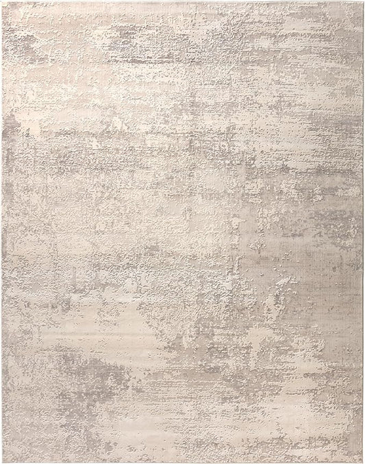 Jaipur Living Brixt Abstract Gray/Ivory Round Area Rug (5'11" RND)