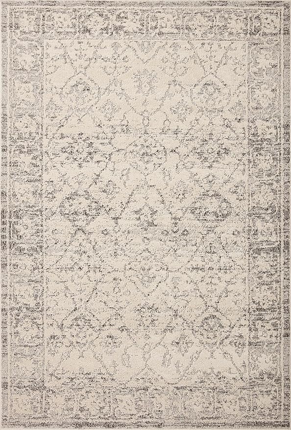 Loloi Magnolia Home by Joanna Gaines Gigi Collection GIG-02 Ivory/Stone 2'-7" x 10'-0" Runner Rug