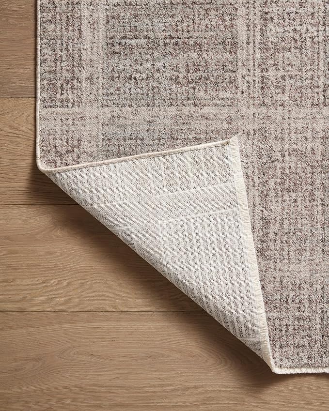 Loloi Angela Rose Ember Collection EMB-10 Fog/Dove 5'-3" x 7'-6" Area Rug