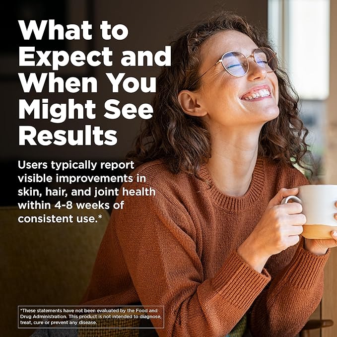 Vital Vitamins Multi Collagen Peptides Powder - Unflavored, Easy to Dissolve - Type I, II, III, V, X - for Women & Men - Promotes Hair, Skin, Nails, & Joint Health - 30 Servings