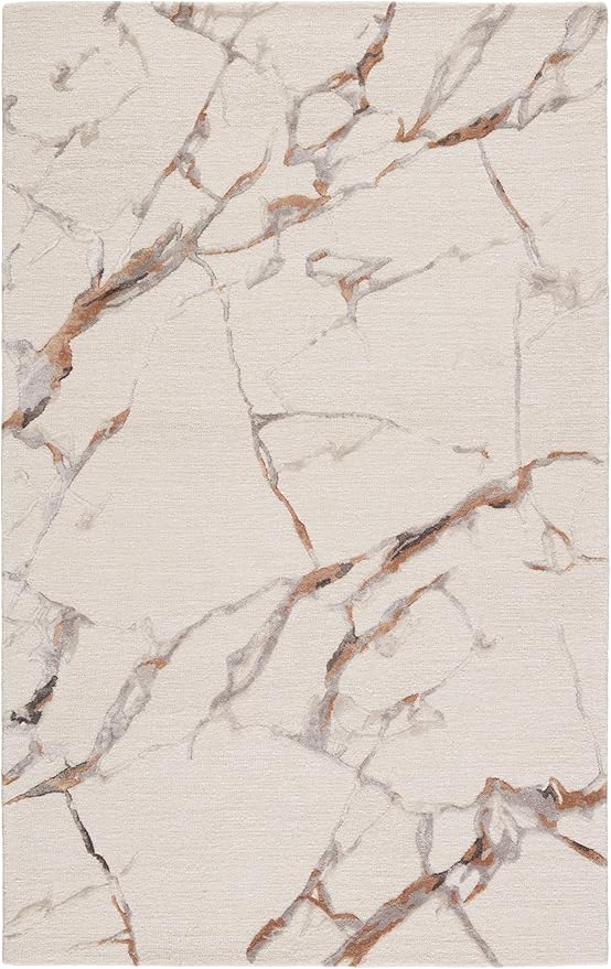 Jaipur Living Shattered Handmade Abstract Light Gray/Gold Area Rug (5'X8')