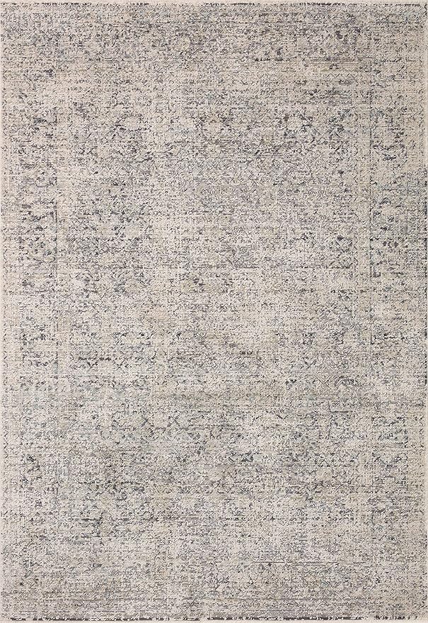 Loloi Amber Lewis Alie Collection ALE-01 Stone/Mist 7'-10'' x 10', .13'' Pile Height, Area Rug