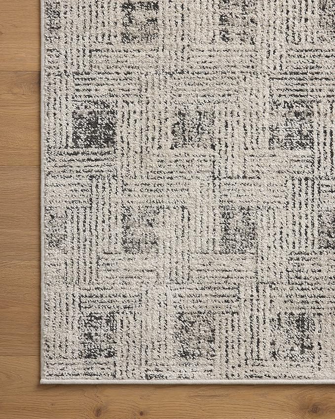 Loloi Kamala Collection KAM-01 Grey/Graphite 7'-10" x 10' Area Rug