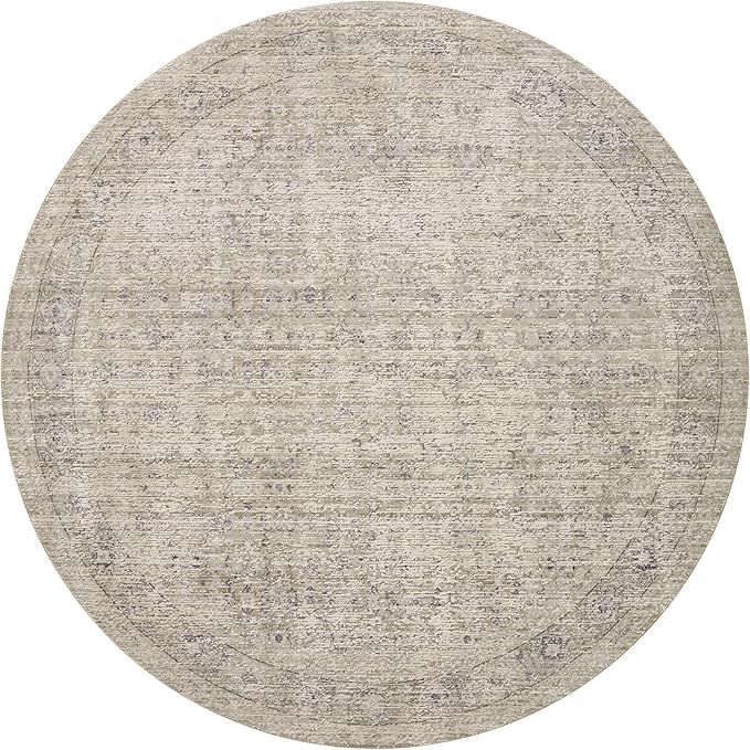 Loloi Amber Lewis Alie Collection ALE-03 Taupe/Dove 2'-7'' x 12'-0'', .13'' Pile Height, Runner Rug