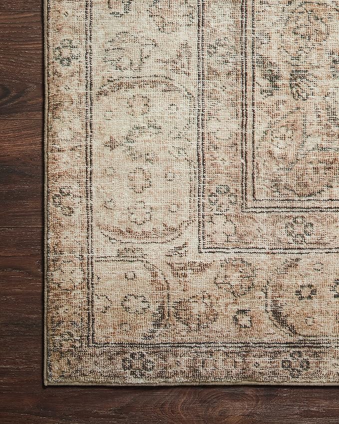 Loloi Margot Collection MAT-01 Antique/Sage 2'-6" x 9'-6" Runner Rug feat. CloudPile, No-Shed Easy Clean Large Patterned Area Rug for Living Room, Bedroom, Dining Area