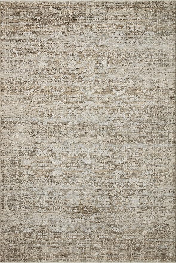 Loloi Amber Lewis Honora Collection HON-04 Bark/Dove 3'-9" x 5'-9" Accent Rug
