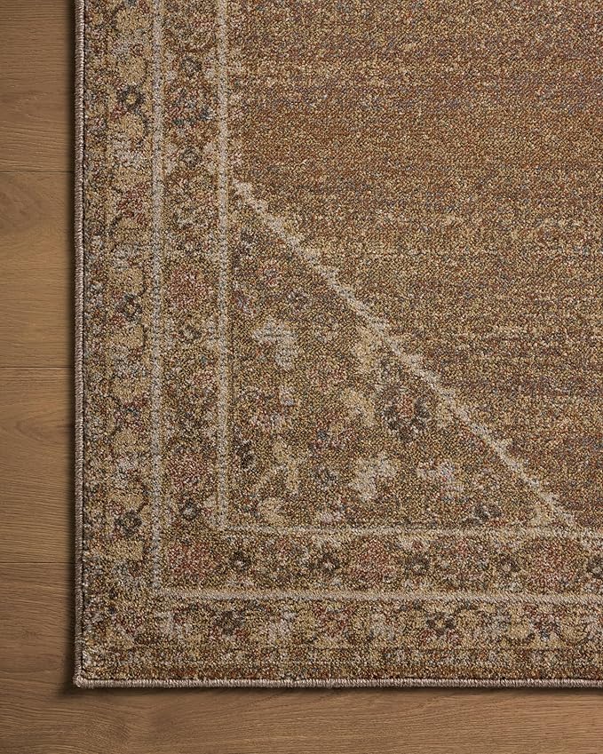 Loloi Magnolia Home by Joanna Gaines Mona Collection MOA-04 Sunset/Natural 8'-10" x 12' Area Rug