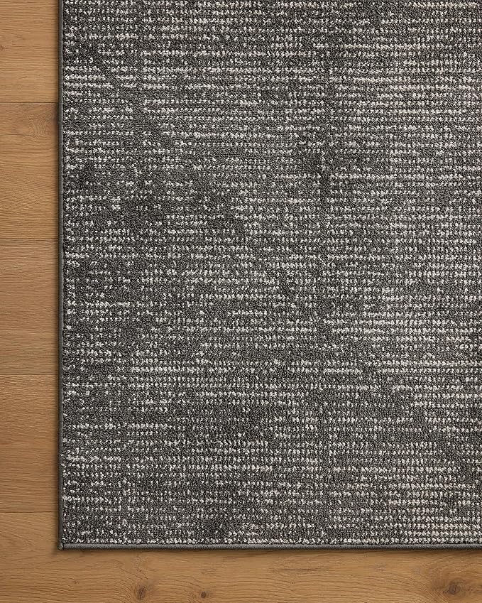 Loloi Kamala Collection KAM-06 Charcoal/Ivory 4'-0" x 6'-0" Accent Rug