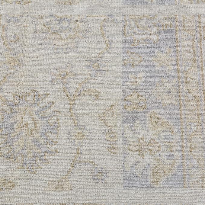 Rug Source Transitional Collection, Beige Accent Rug/Foyer Rug, Oushak Turkish Rugs (5X6)