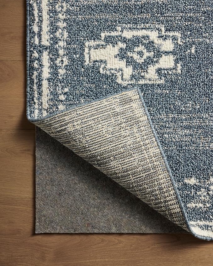 Loloi Magnolia Home by Joanna Gaines Gigi Collection GIG-03 Denim/Ivory 9'-2" x 13' Area Rug