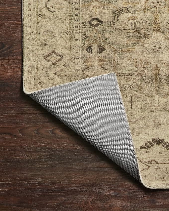 Loloi Margot Collection MAT-04 Antique/Sage 3'-6" x 5'-6" Accent Rug feat. CloudPile, No-Shed Easy Clean Large Patterned Area Rug for Living Room, Bedroom, Dining Area