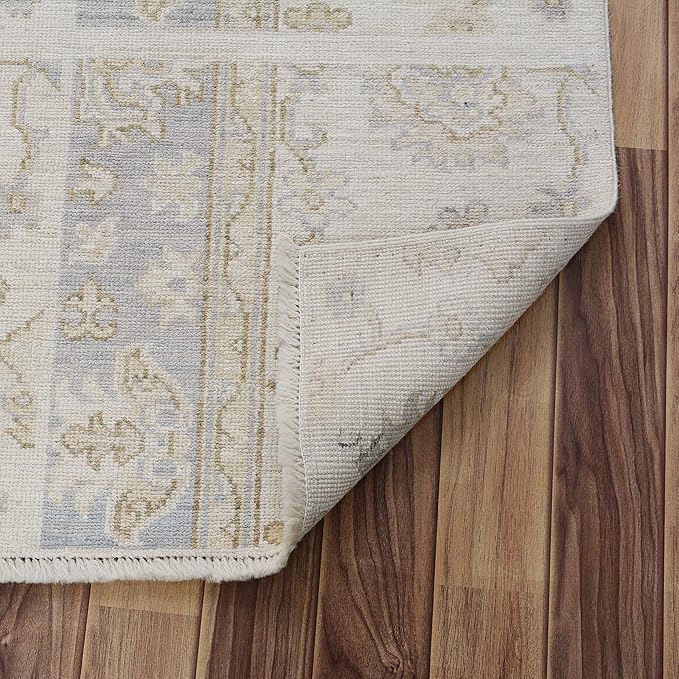 Rug Source Transitional Collection, Beige Accent Rug/Foyer Rug, Oushak Turkish Rugs (5X6)