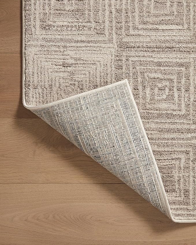 Loloi Darby Collection DAR-05 Beige/Grey 2'-7" x 10'-0" Runner Rug
