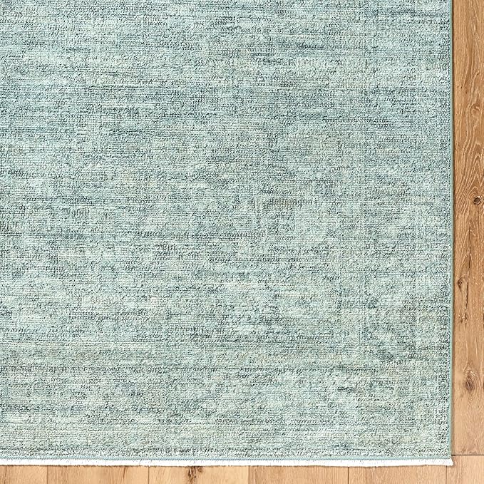 Livabliss x Galey Alix Maria Elena II Vintage Medallion Area Rug, 10' x 14' (10' x 14'), Slate