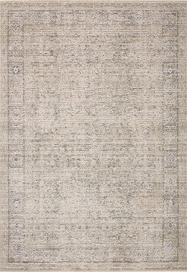 Loloi Amber Lewis Alie Collection ALE-03 Taupe/Dove 5'-3'' x 7'-9'', .13'' Pile Height, Area Rug