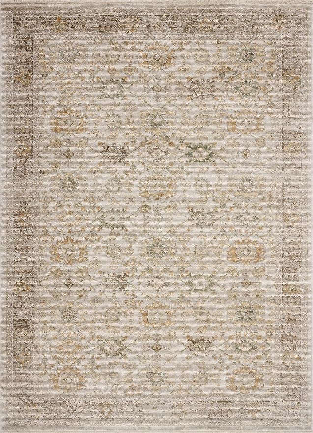 Loloi Magnolia Home by Joanna Gaines Pace Collection PAC-04 Natural/Multi 2'-6" x 10'-0" Runner Rug