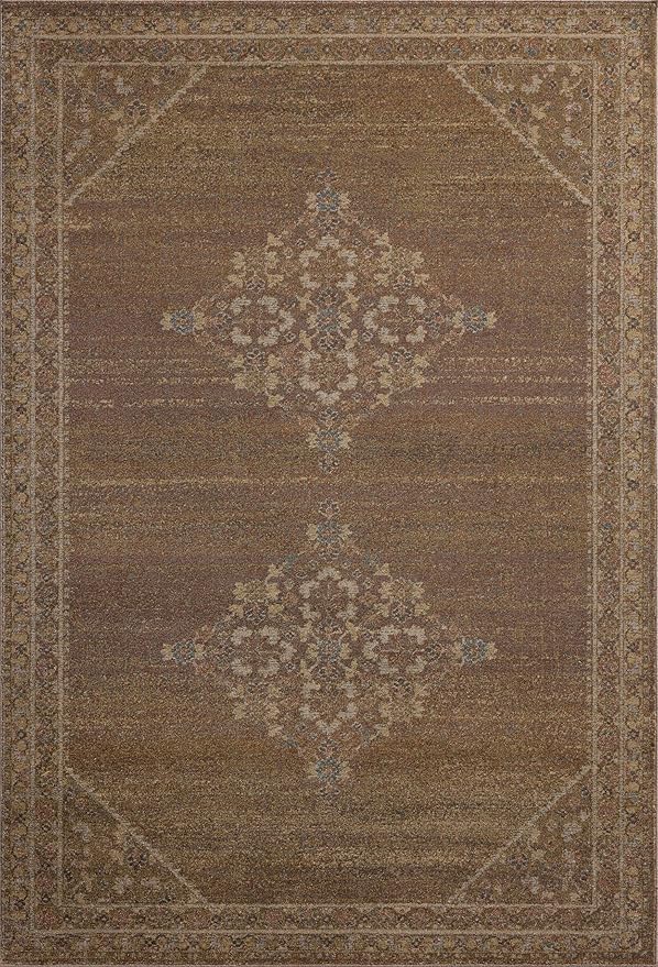 Loloi Magnolia Home by Joanna Gaines Mona Collection MOA-04 Sunset/Natural 2'-6" x 10'-0" Runner Rug