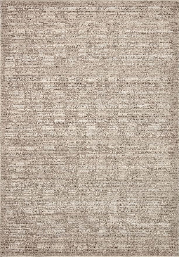 Loloi Darby Collection DAR-07 Pebble/Sand 4'-0" x 6'-0" Accent Rug