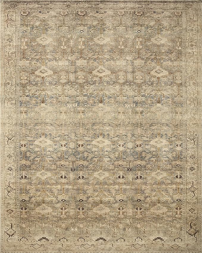 Loloi Margot Collection MAT-04 Antique/Sage 2'-6" x 11'-6" Runner Rug feat. CloudPile, No-Shed Easy Clean Large Patterned Area Rug for Living Room, Bedroom, Dining Area