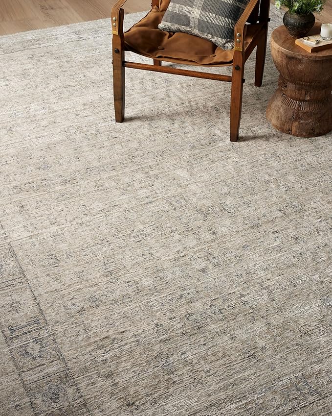 Loloi Amber Lewis Alie Collection ALE-03 Taupe/Dove 2'-7'' x 12'-0'', .13'' Pile Height, Runner Rug