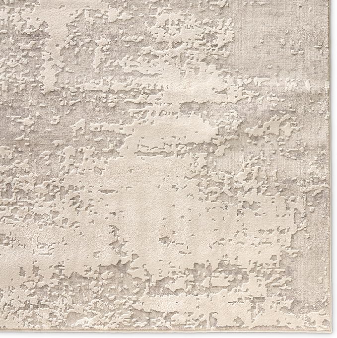 Jaipur Living Brixt Abstract Gray/Ivory Round Area Rug (5'11" RND)