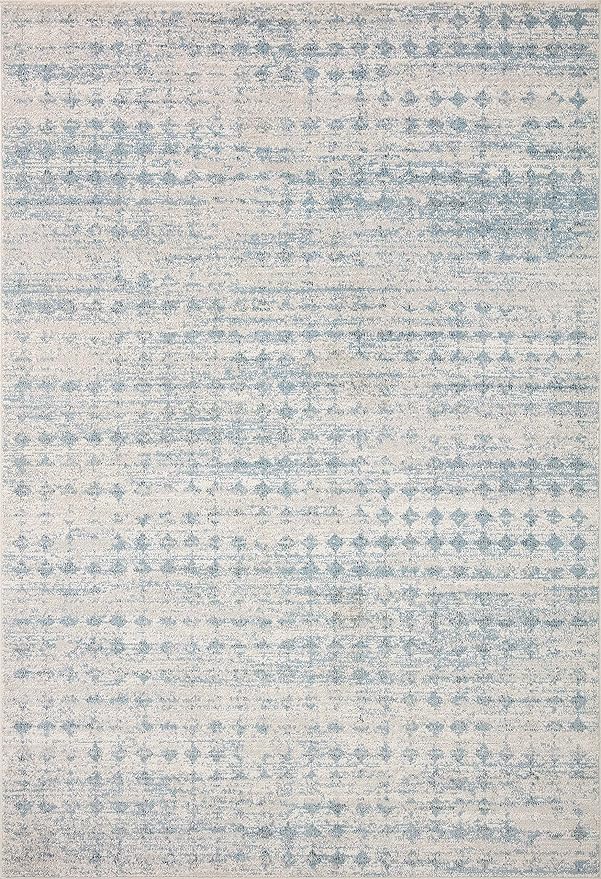 Loloi Kamala Collection KAM-04 Sky/Dove 11'-2" x 15'-7" Area Rug