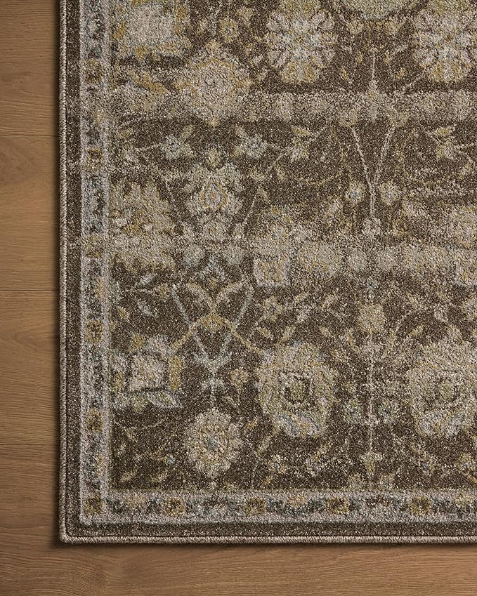 Loloi Magnolia Home by Joanna Gaines Mona Collection MOA-03 BARK/Natural 2'-6" x 10'-0" Runner Rug