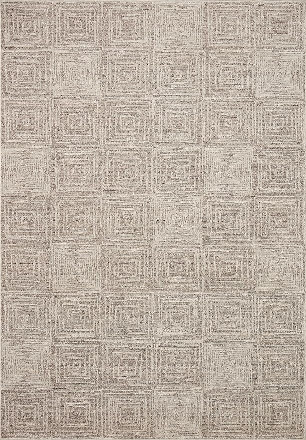 Loloi Darby Collection DAR-05 Beige/Grey 6'-7" x 9'-3" Area Rug