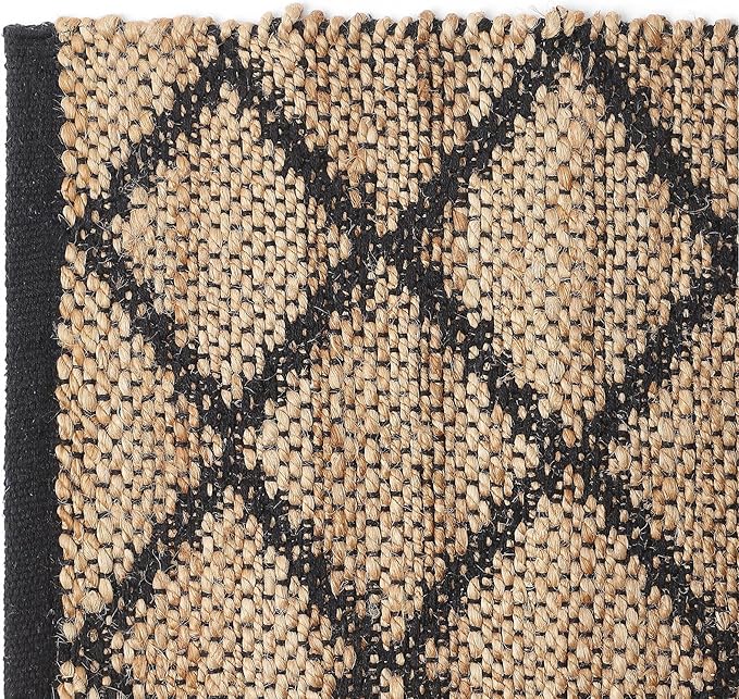 REDEARTH · Jute Cotton Area Rug - 2'x3' Rectangular Rug, Sustainable Handwoven, Non-Shedding, Soft & Durable – Reversible, Neutral Tones for Home Décor in Living Room, Dining Room, Bedroom, Set of 2