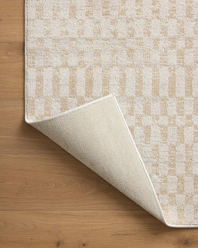 Loloi Kamala Collection KAM-05 Ivory/Natural 2'-7" x 12'-0" Runner Rug
