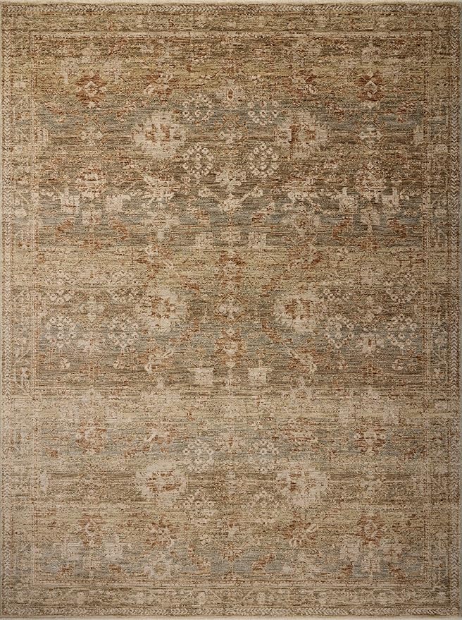Loloi Magnolia Home by Joanna Gaines Junie Collection JUE-03 Spice/Multi 2'-7" x 8'-0", .38 Pile Height, Runner Rug