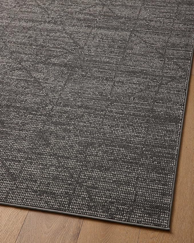 Loloi Kamala Collection KAM-06 Charcoal/Ivory 2'-7" x 12'-0" Runner Rug