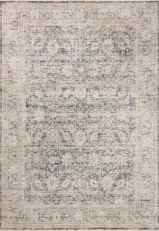Loloi Amber Lewis Alie Collection ALE-05 Charcoal/Beige 2'-7" x 7'-9", .13" Pile Height, Runner Rug