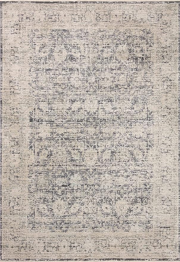 Loloi Amber Lewis Alie Collection ALE-05 Charcoal/Beige 2'-7'' x 10'-0'', .13'' Pile Height, Runner Rug